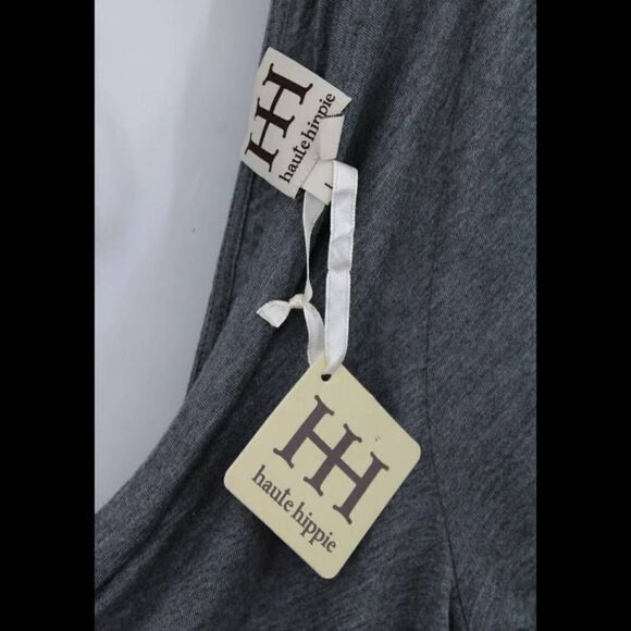 Haute Hippie long sleeve drapes Dress Size Large 3053 nwt. - Picture 10 of 12